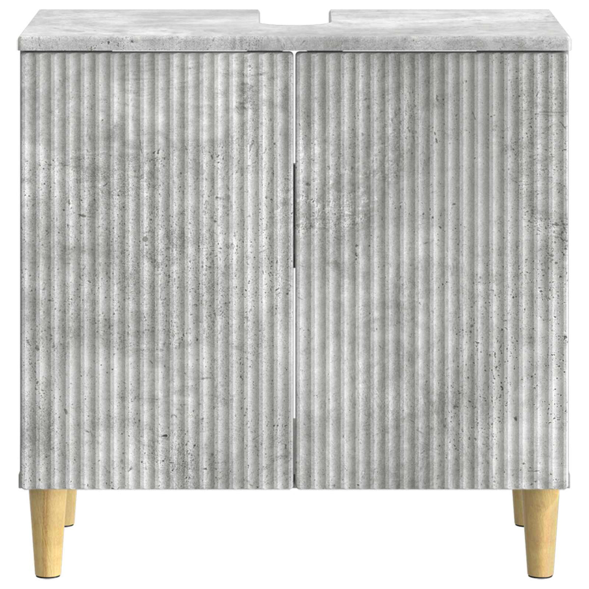 Waschbeckenschrank ARNHEM Betongrau 59,5 x 31,5 x 59 cm