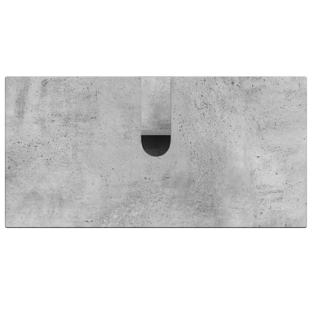 Waschbeckenschrank ARNHEM Betongrau 59,5 x 31,5 x 59 cm