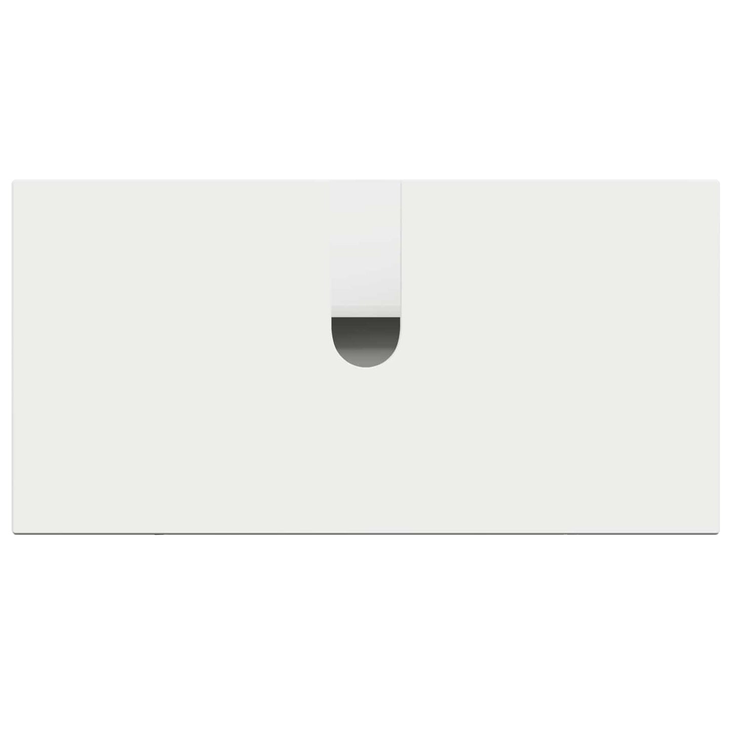 Waschbeckenschrank ARNHEM Hochglanz Weiß 59,5 x 31,5 x 59 cm