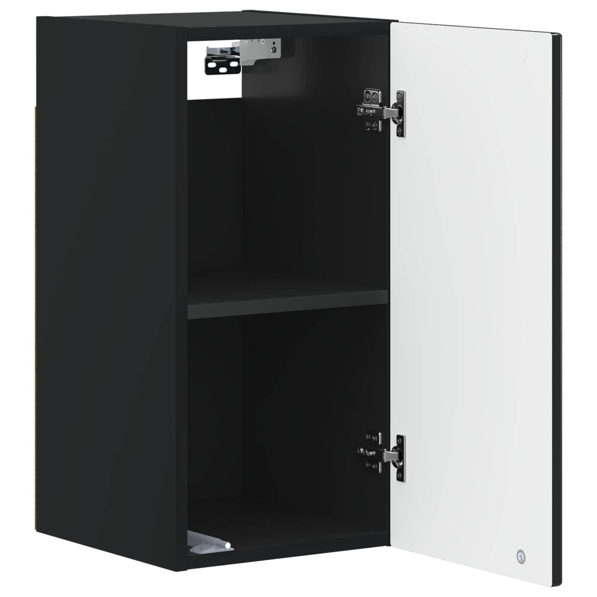 Badezimmer-Wandschrank ARNHEM Schwarz 30 x 31 x 59 cm