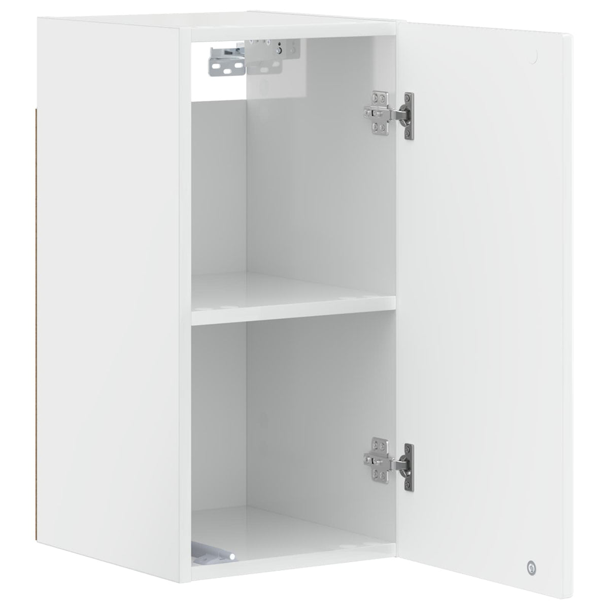 Badezimmer-Wandschrank ARNHEM Hochglanz Weiß 30 x 31 x 59 cm