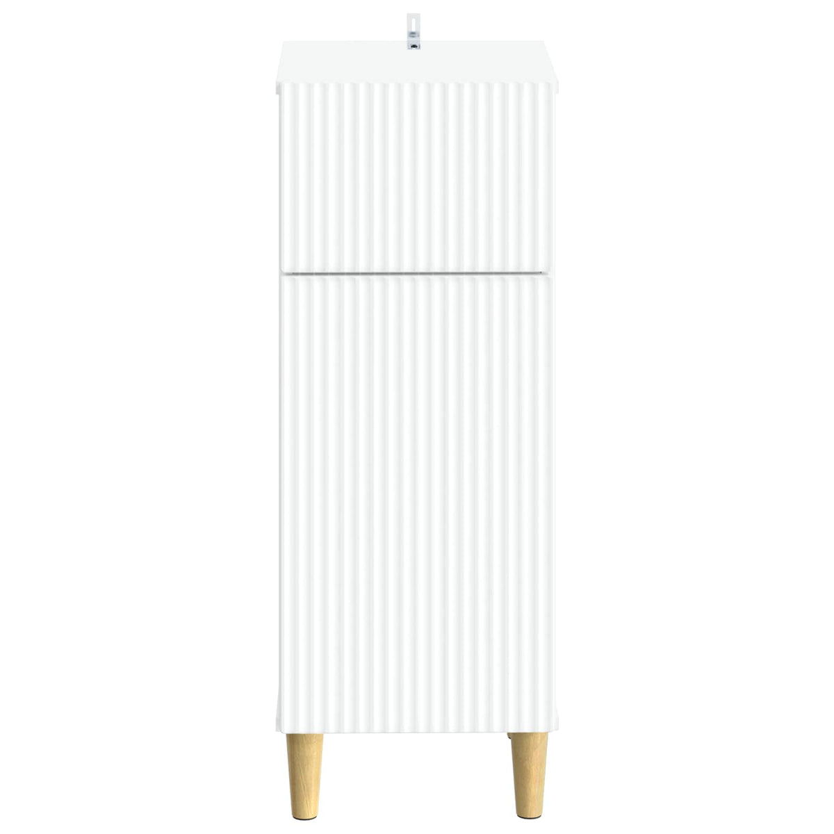 Badezimmer Aufbewahrungsschrank ARNHEM Weiß 30 x 31 x 80 cm