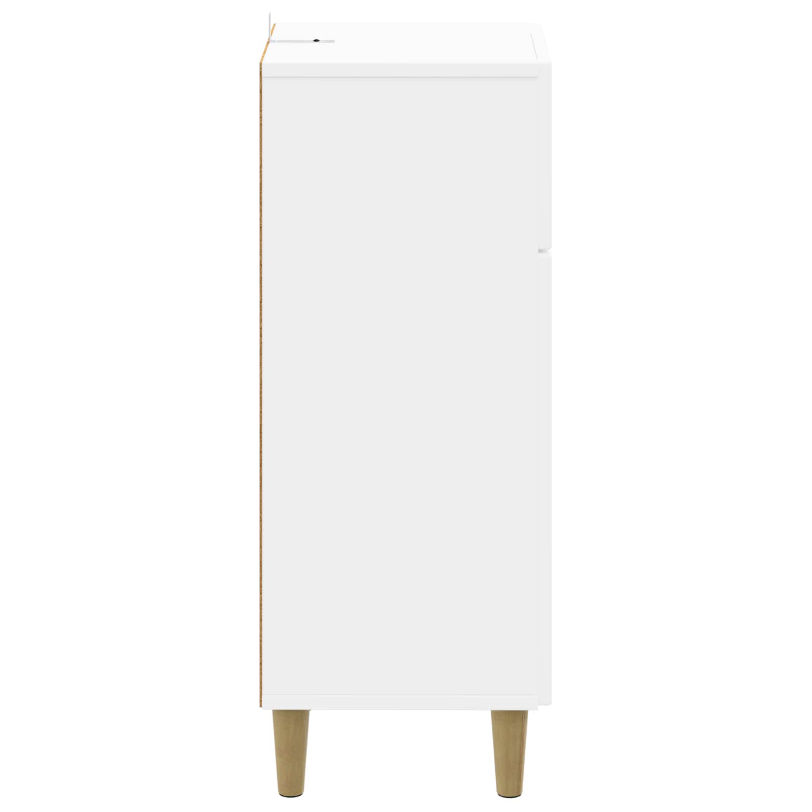 Badezimmer Aufbewahrungsschrank ARNHEM Weiß 30 x 31 x 80 cm