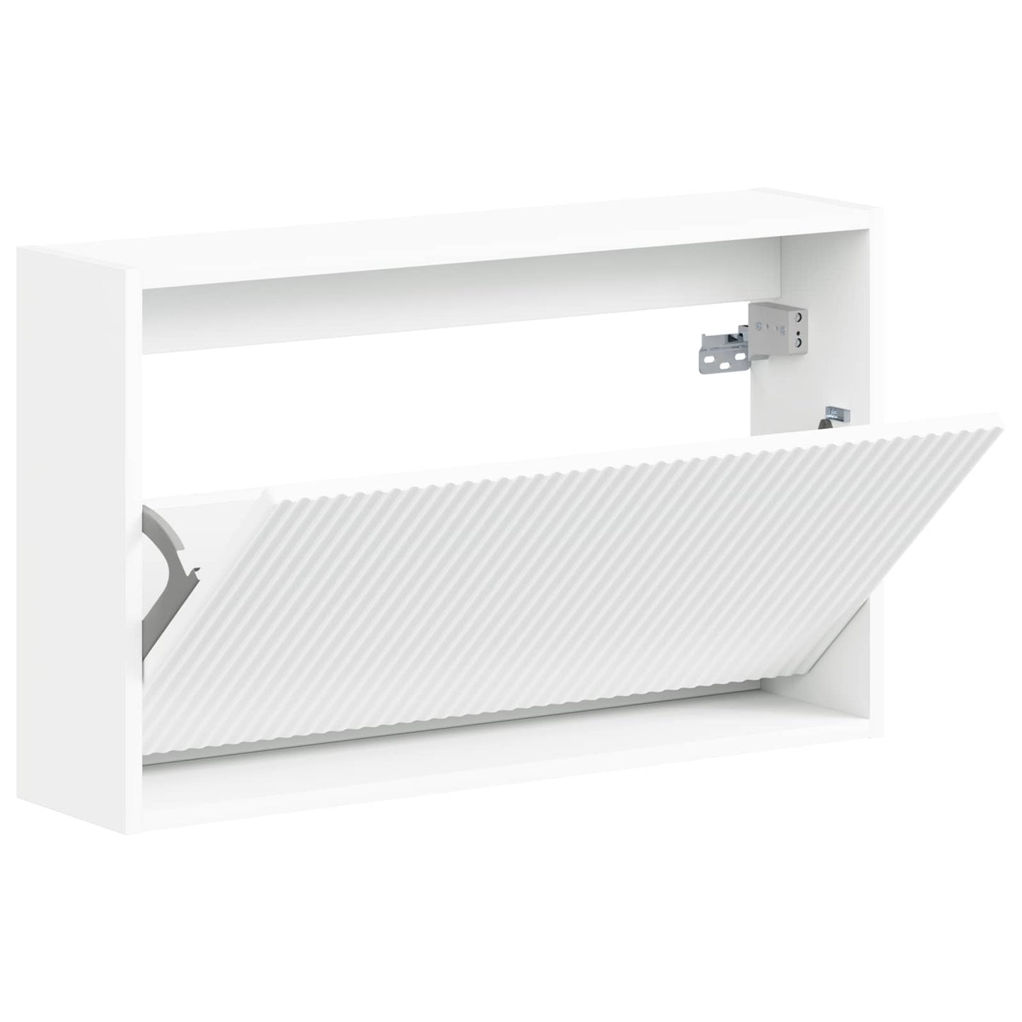 Wandmontierter Schuhschrank ARNHEM 71 x 17 x 43 cm Weiß