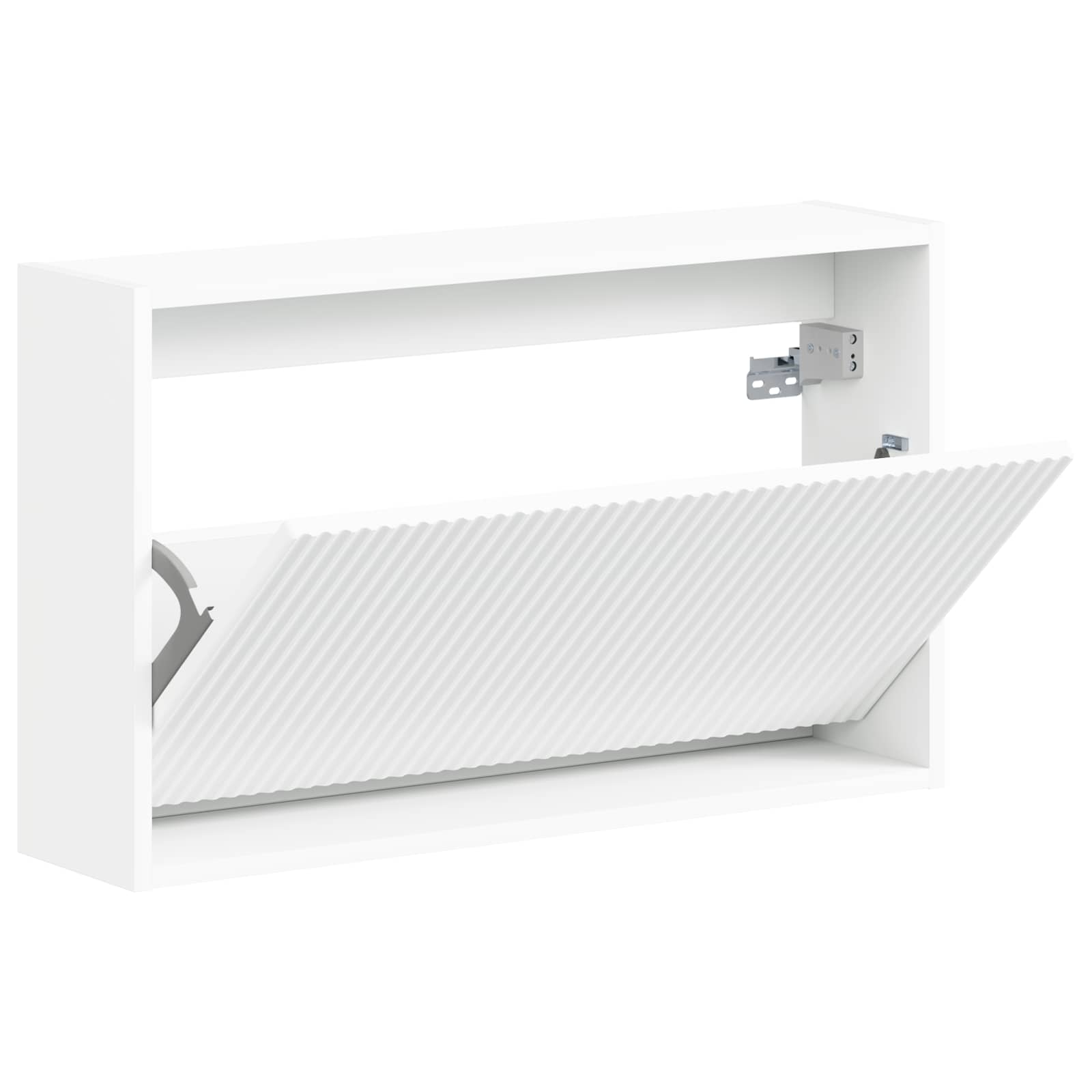 Wandmontierter Schuhschrank ARNHEM 71 x 17 x 43 cm Weiß