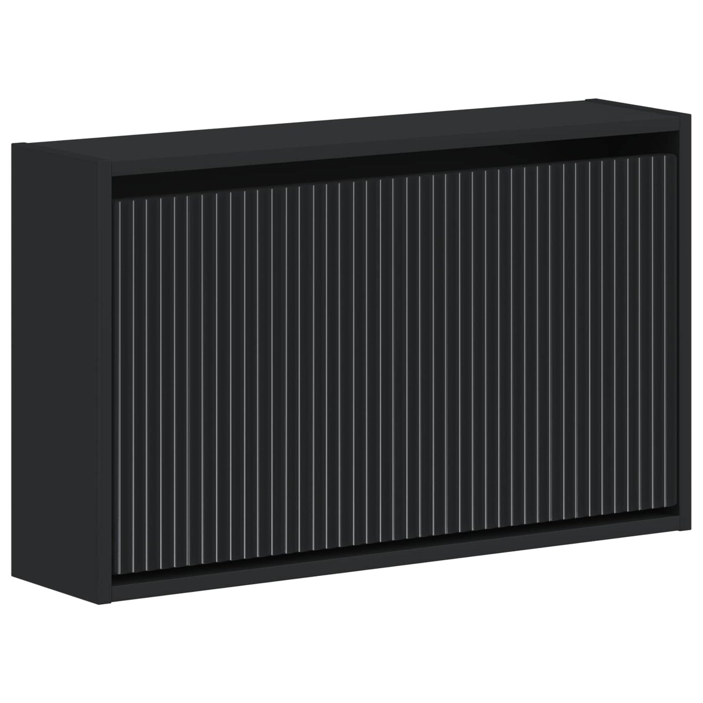 Wandmontierter Schuhschrank ARNHEM 71 x 17 x 43 cm Schwarz