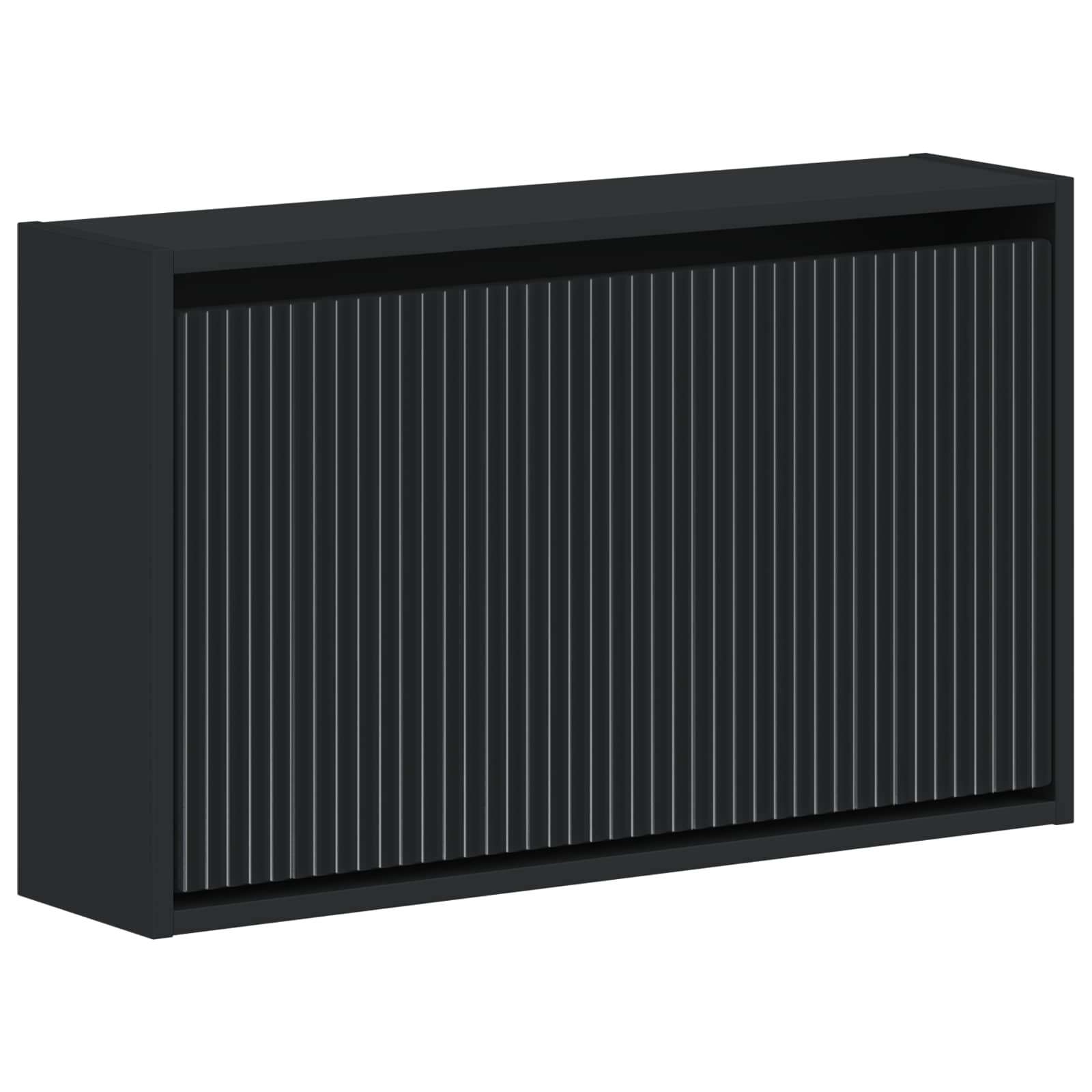 Wandmontierter Schuhschrank ARNHEM 71 x 17 x 43 cm Schwarz
