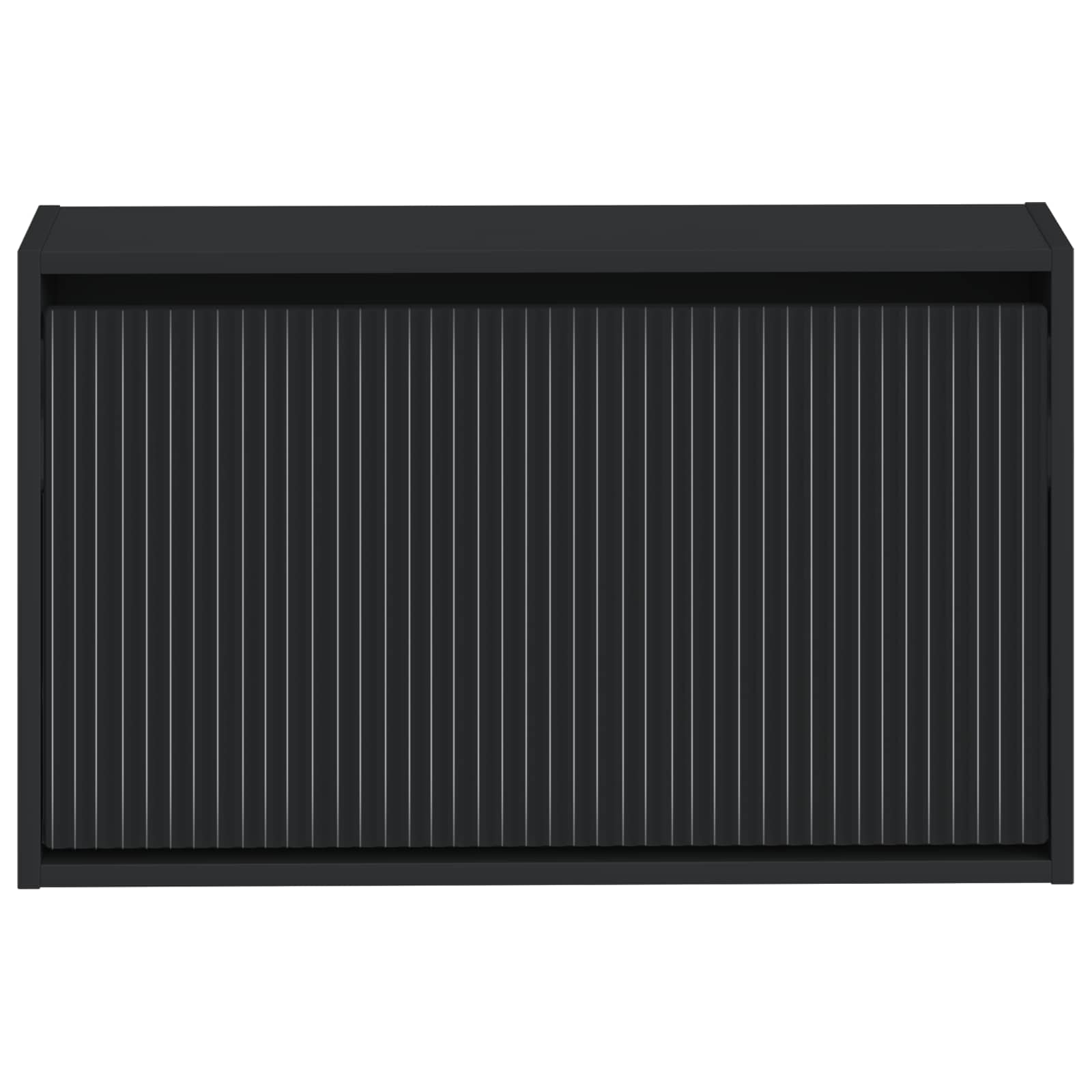 Wandmontierter Schuhschrank ARNHEM 71 x 17 x 43 cm Schwarz