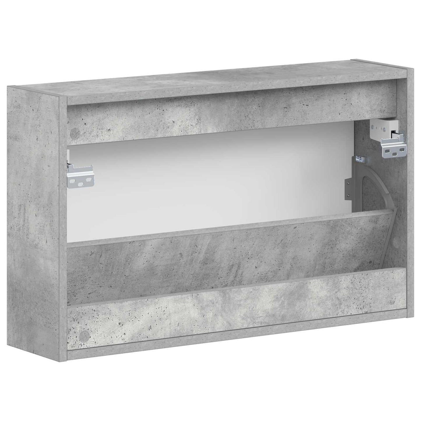 Wandmontierter Schuhschrank ARNHEM 71 x 17 x 43 cm Betongrau