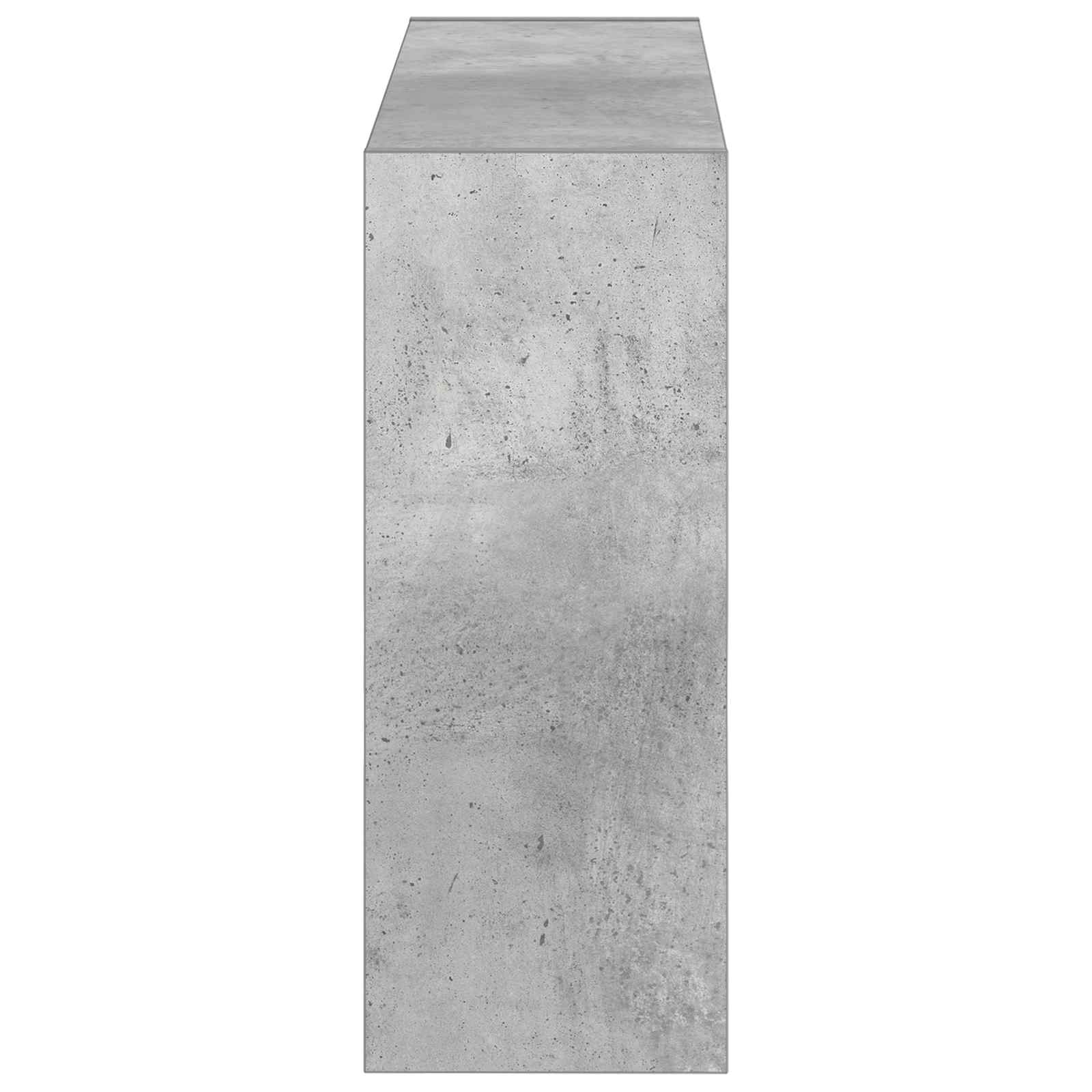 Wandmontierter Schuhschrank ARNHEM 71 x 17 x 43 cm Betongrau