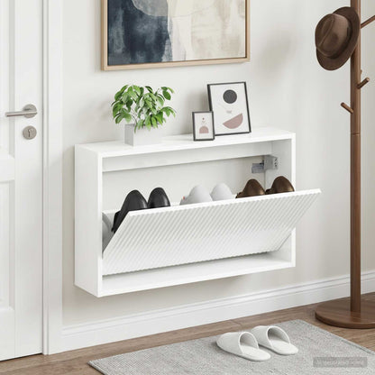 Wandmontierter Schuhschrank ARNHEM 71 x 17 x 43 cm