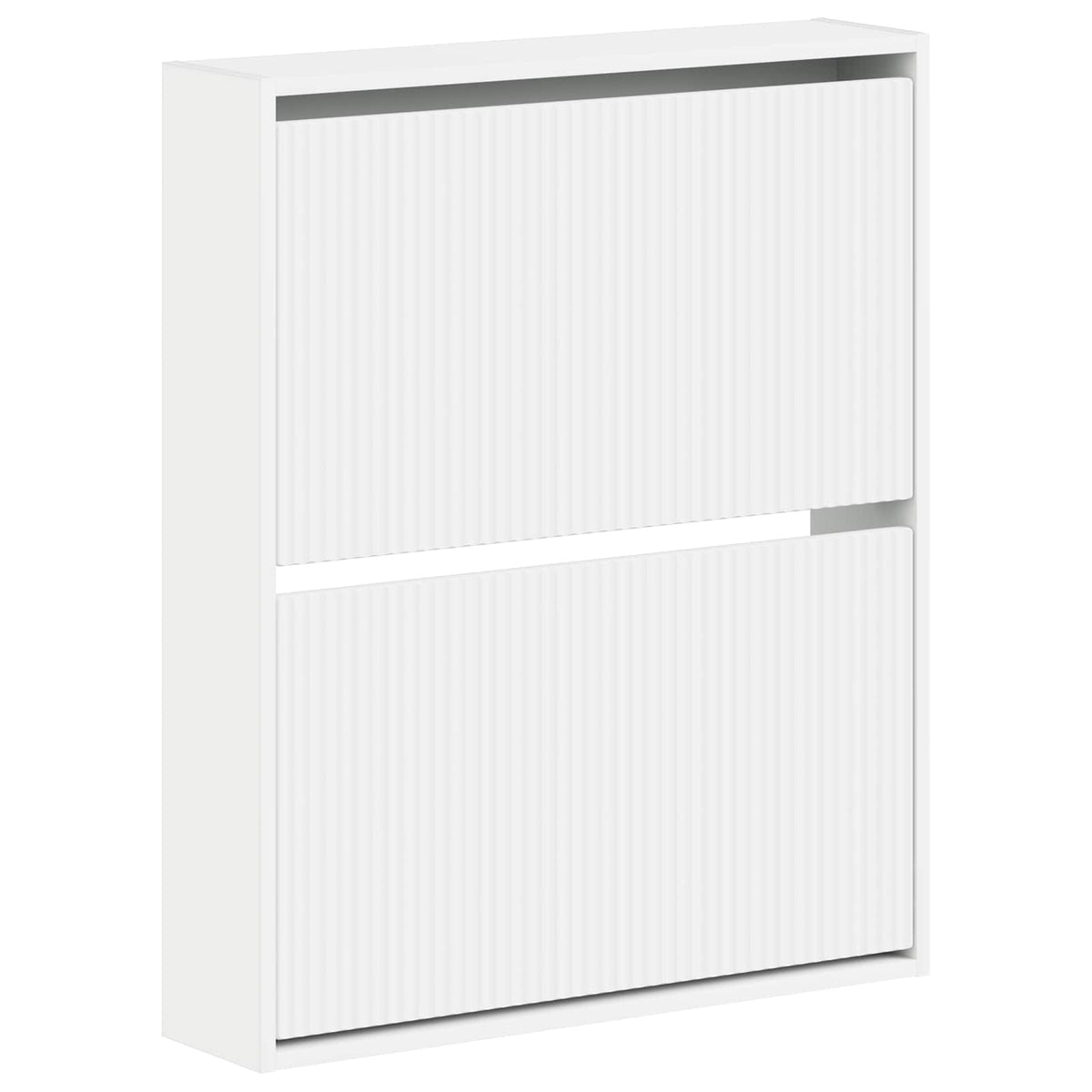Wandmontierter Schuhschrank ARNHEM 71 x 17 x 86 cm Weiß