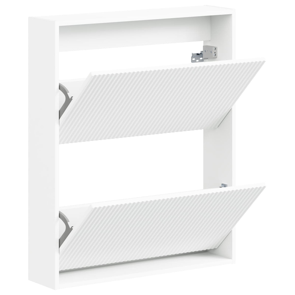 Wandmontierter Schuhschrank ARNHEM 71 x 17 x 86 cm Weiß