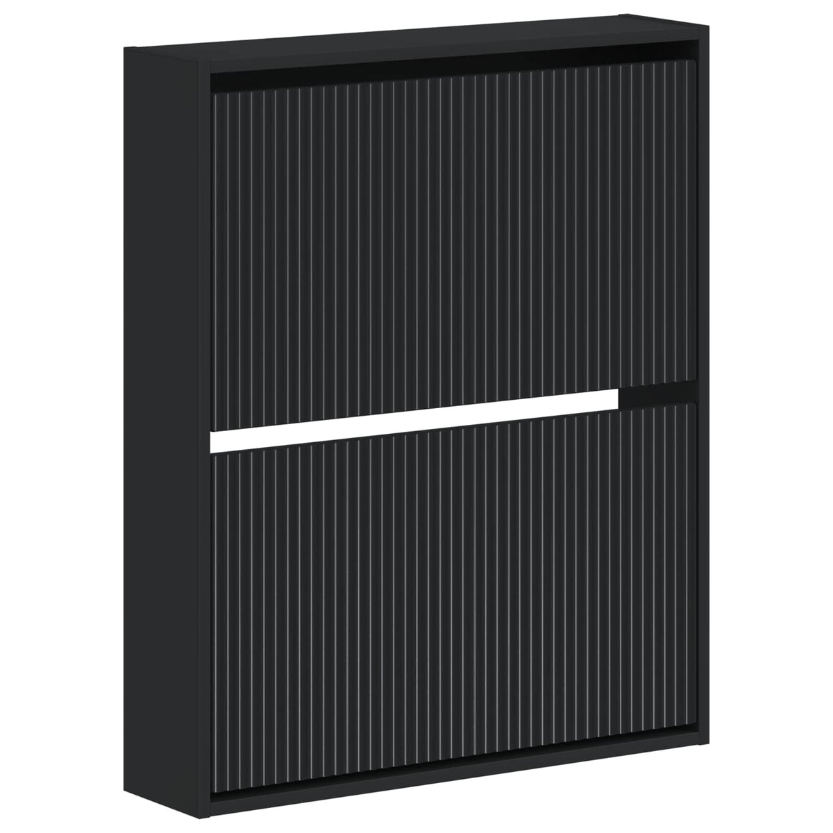Wandmontierter Schuhschrank ARNHEM 71 x 17 x 86 cm Schwarz