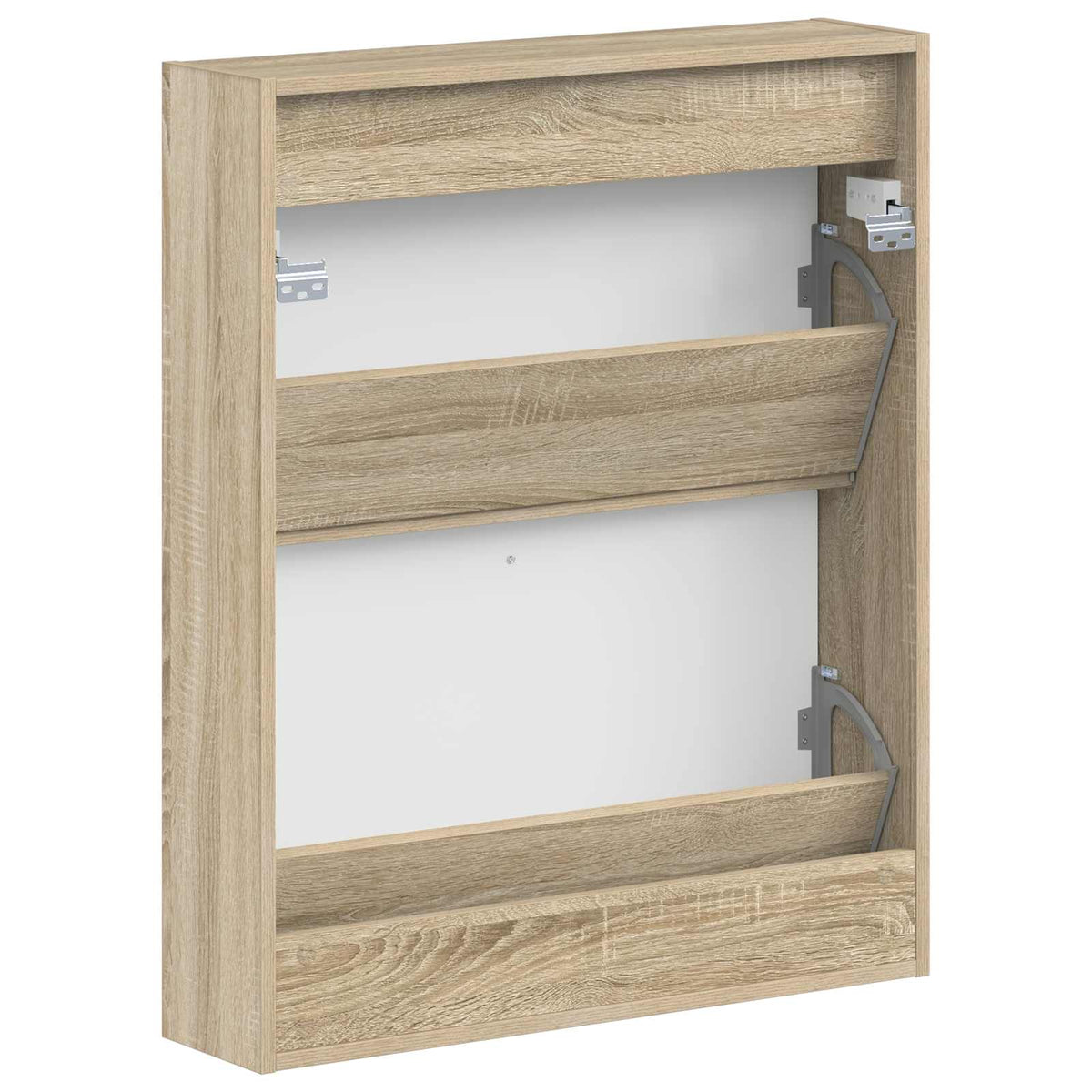 Wandmontierter Schuhschrank ARNHEM 71 x 17 x 86 cm Sonoma-Eiche