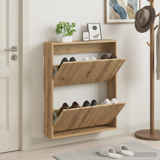 Wandmontierter Schuhschrank ARNHEM 71 x 17 x 86 cm