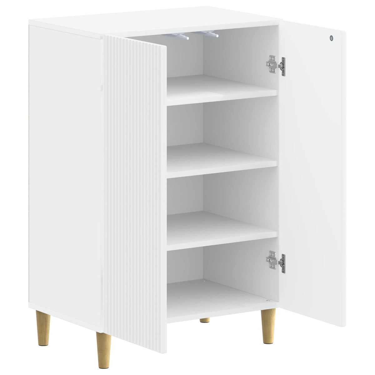 Schuhschrank ARNHEM 59,5 x 39,5 x 90 cm Holzwerkstoff Weiß