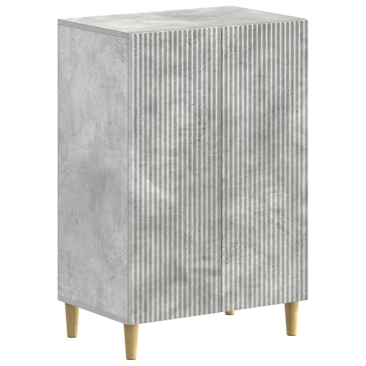Schuhschrank ARNHEM 59,5 x 39,5 x 90 cm Holzwerkstoff Betongrau