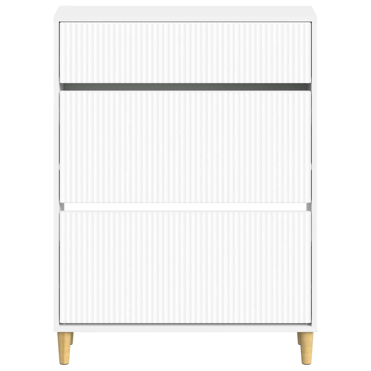 Schuhschrank ARNHEM 78 x 24 x 103 cm Holzwerkstoff Weiß