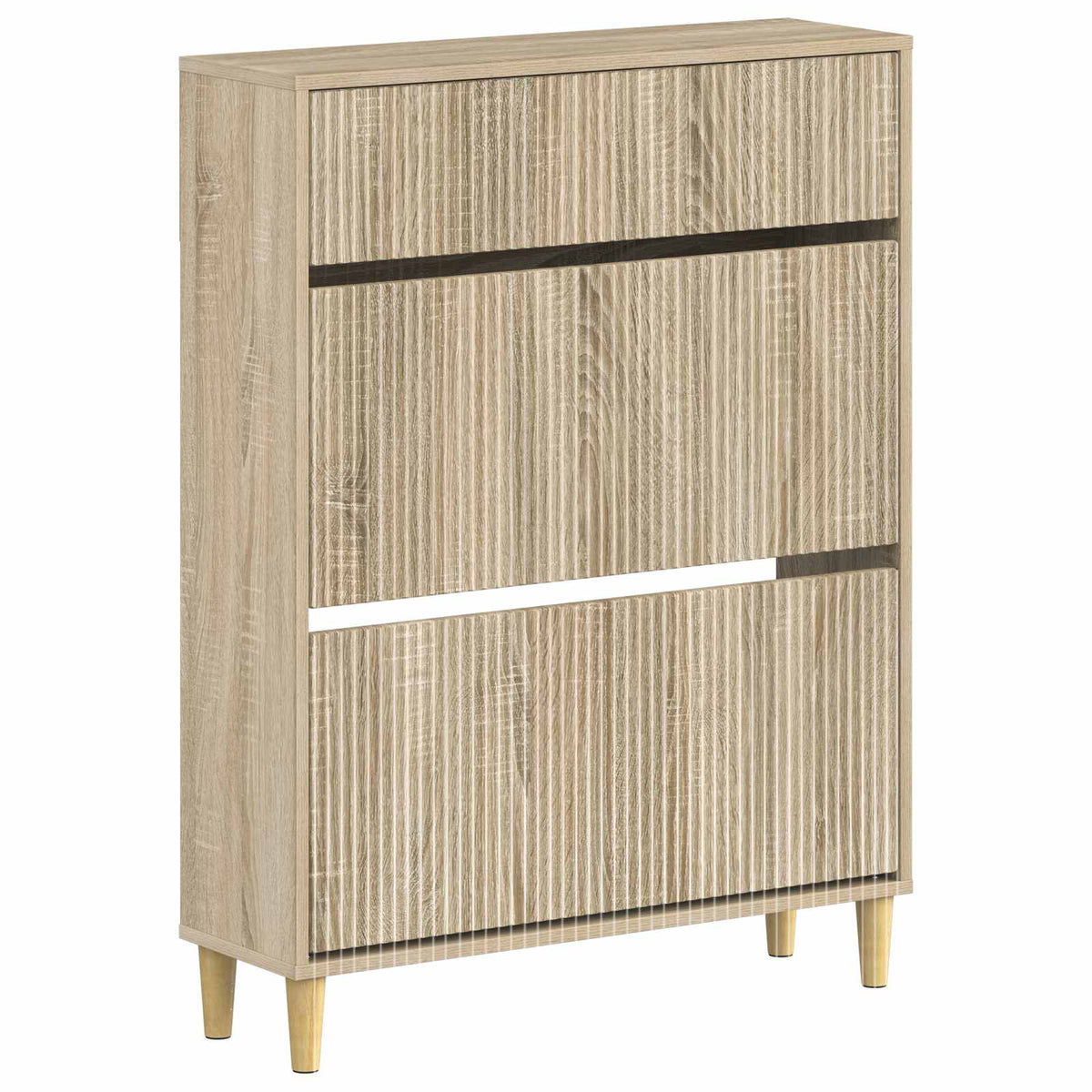 Schuhschrank ARNHEM 78 x 24 x 103 cm Holzwerkstoff Sonoma-Eiche