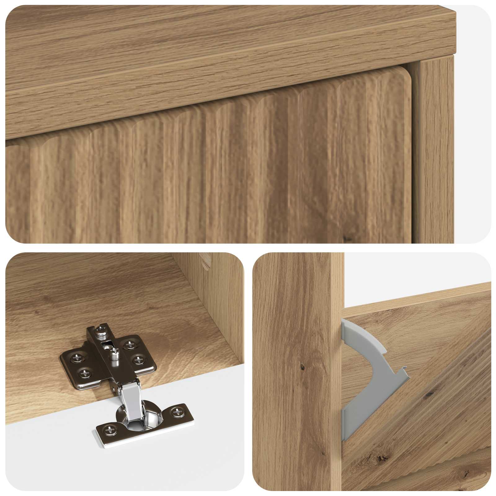 Schuhschrank ARNHEM 78 x 24 x 103 cm Holzwerkstoff