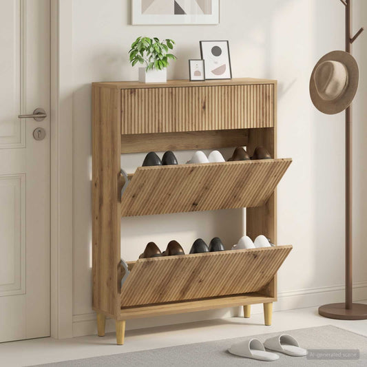 Schuhschrank ARNHEM 78 x 24 x 103 cm Holzwerkstoff