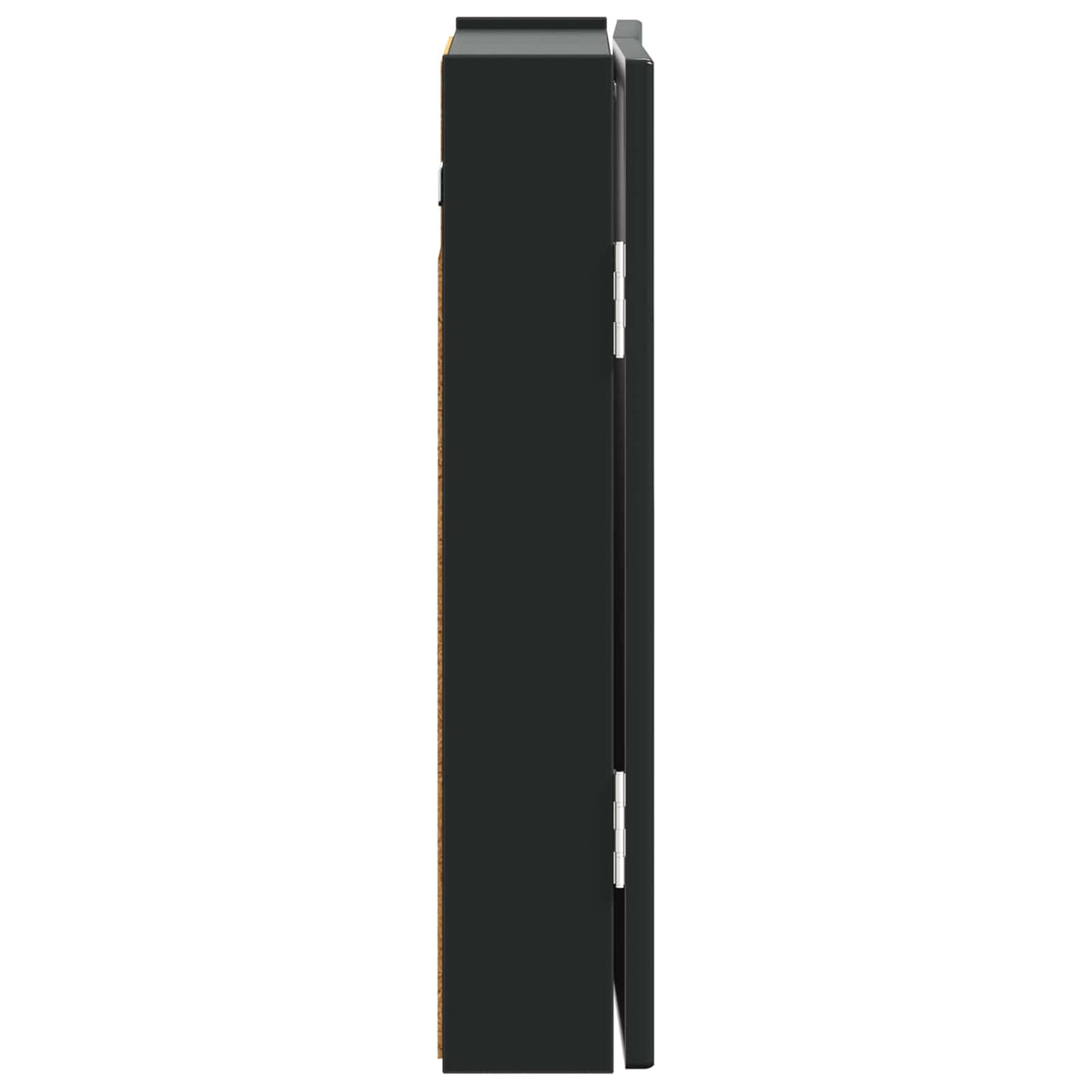 Dartboard Schrank ARNHEM Schwarz 52,5 x 10,5 x 53,5 cm