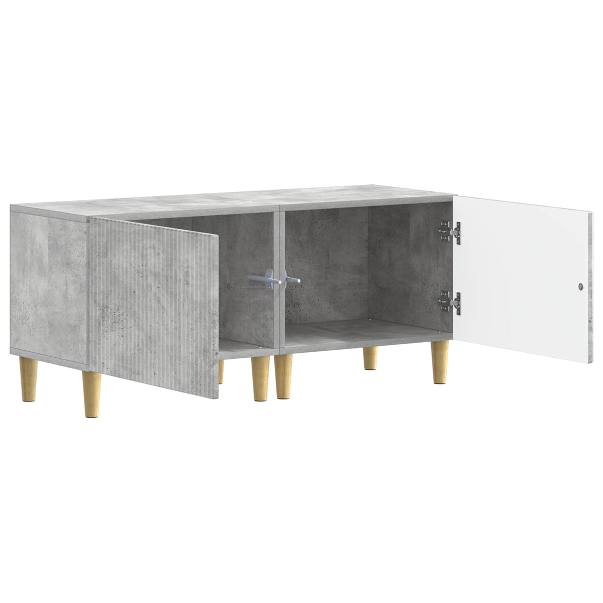 TV-Schrank Betongrau Holzwerkstoff