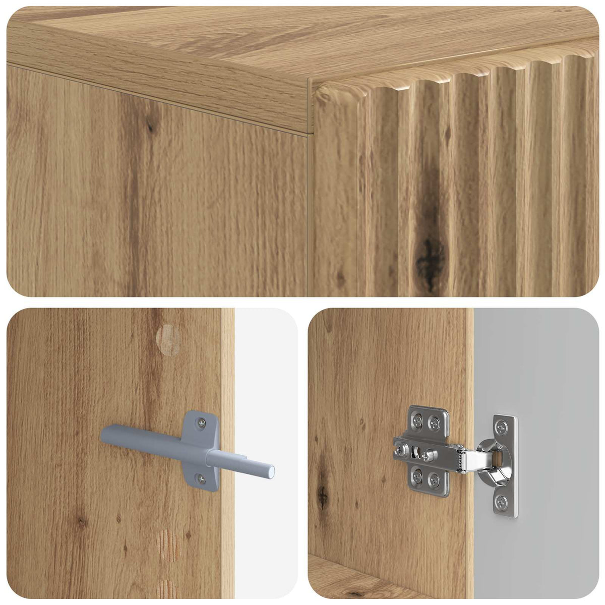 TV-Schrank Artisan-Eiche Holzwerkstoff