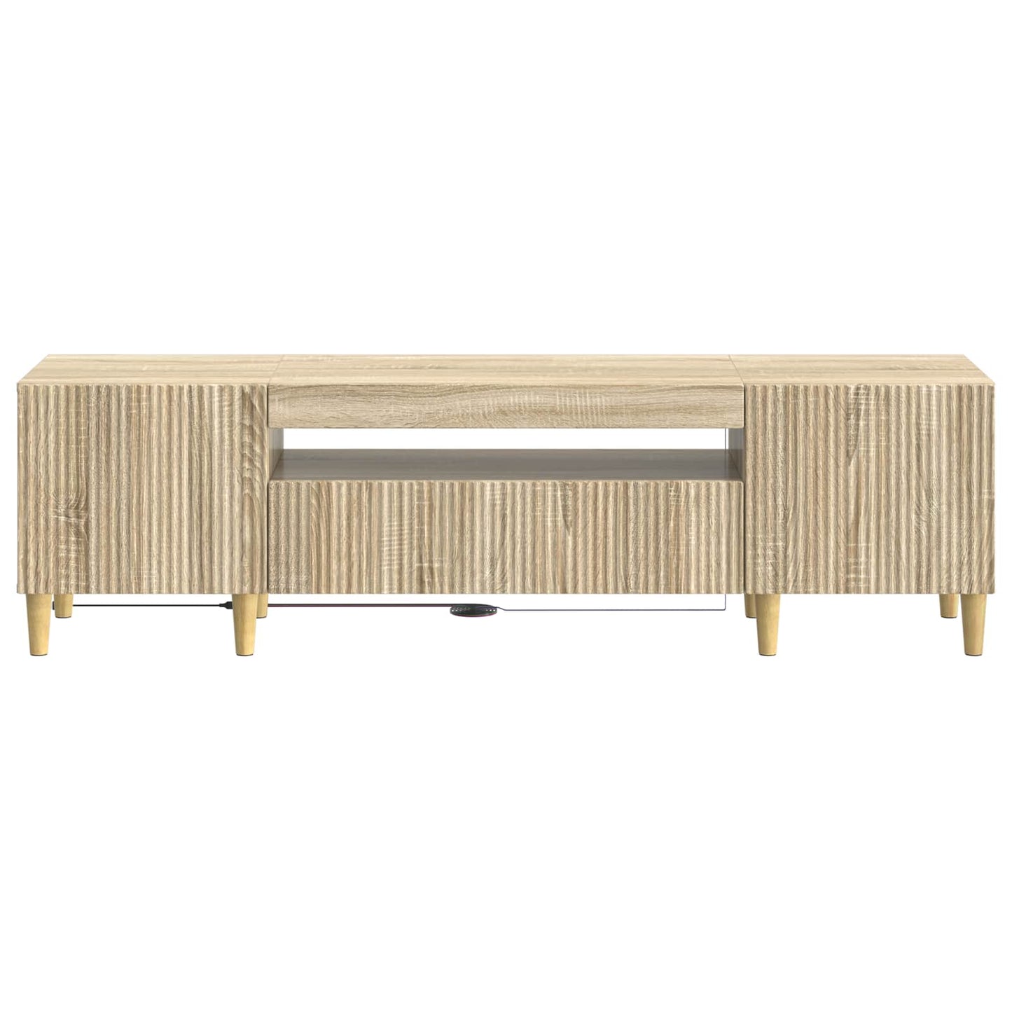 LED-TV-Schrank Sonoma-Eiche Holzwerkstoff