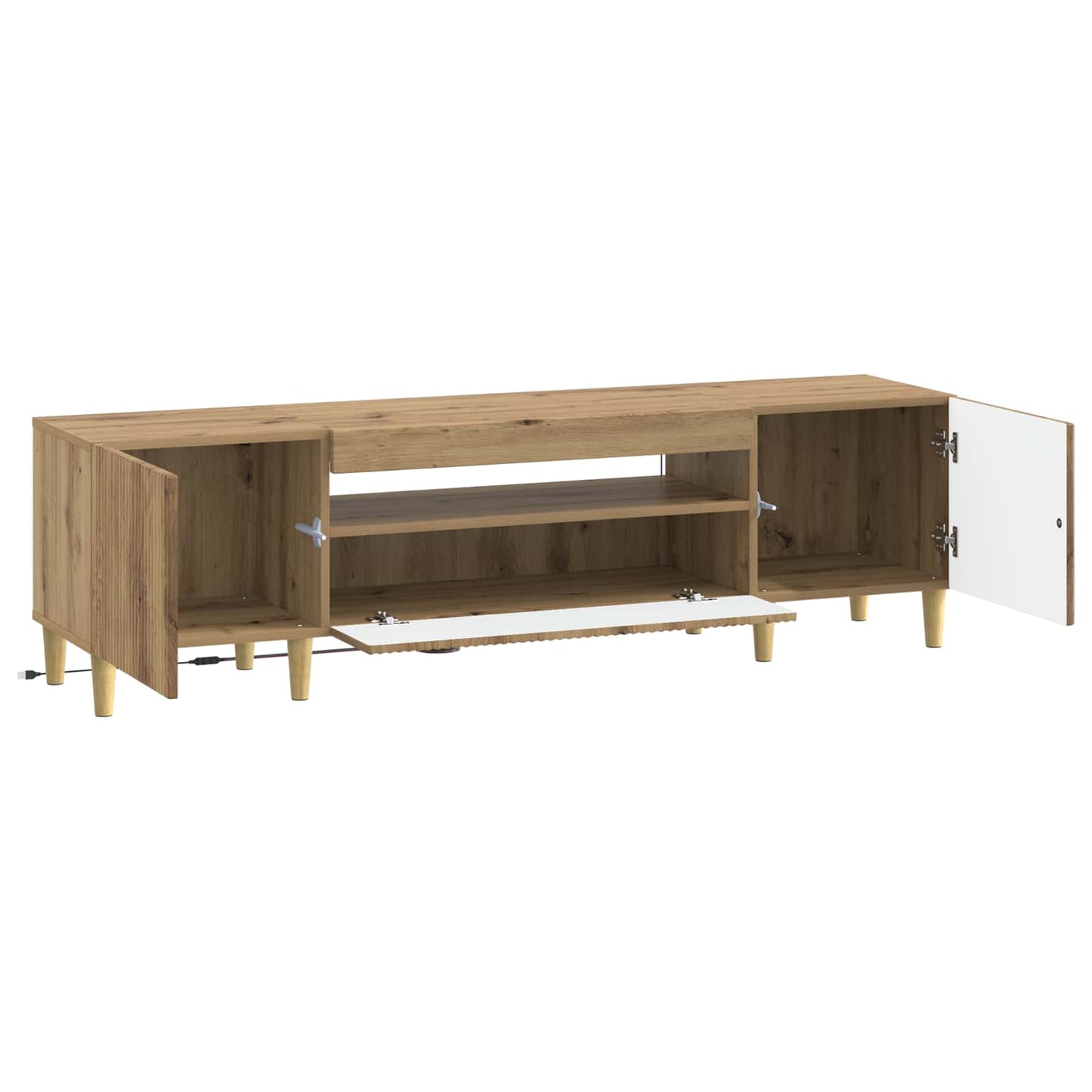LED-TV-Schrank Artisan-Eiche Holzwerkstoff