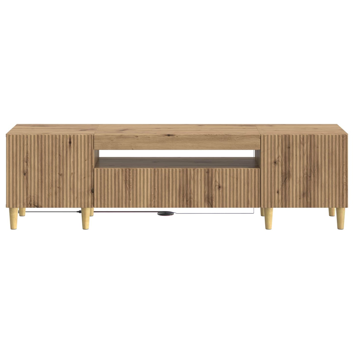 LED-TV-Schrank Artisan-Eiche Holzwerkstoff