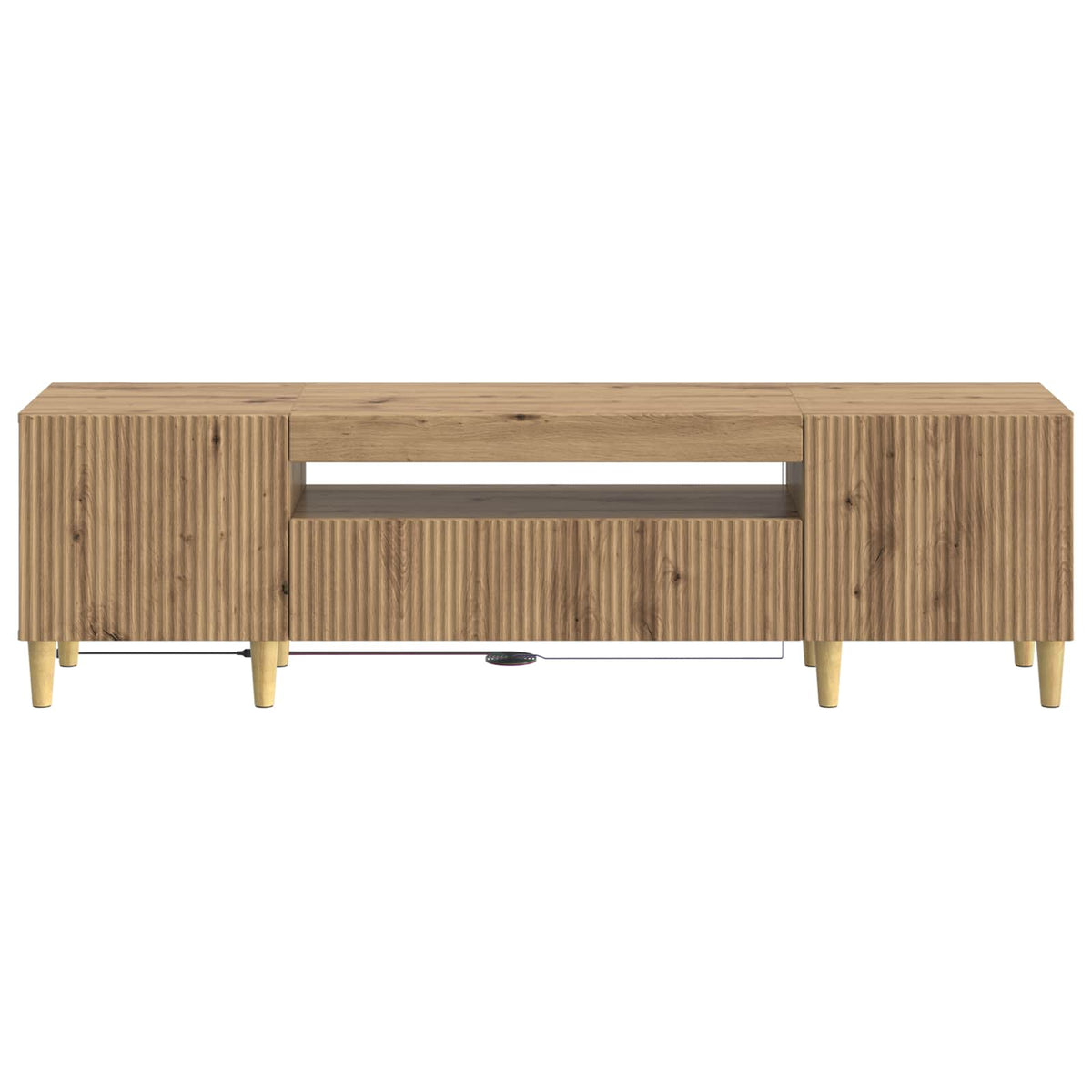 LED-TV-Schrank Artisan-Eiche Holzwerkstoff