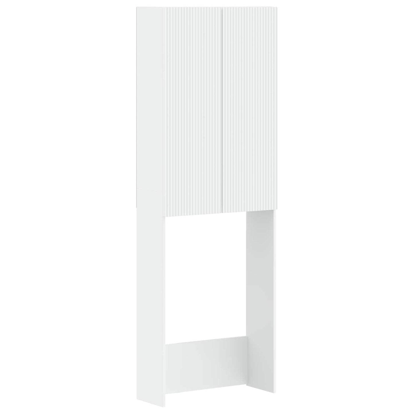 Toilettenschrank ARNHEM Weiß 66 x 25,5 x 190 cm Holzwerkstoff