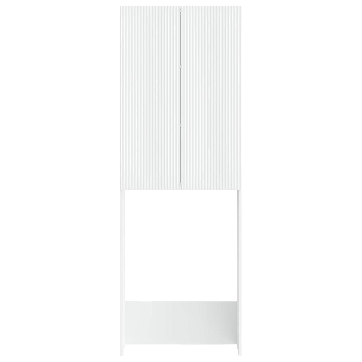Toilettenschrank ARNHEM Weiß 66 x 25,5 x 190 cm Holzwerkstoff