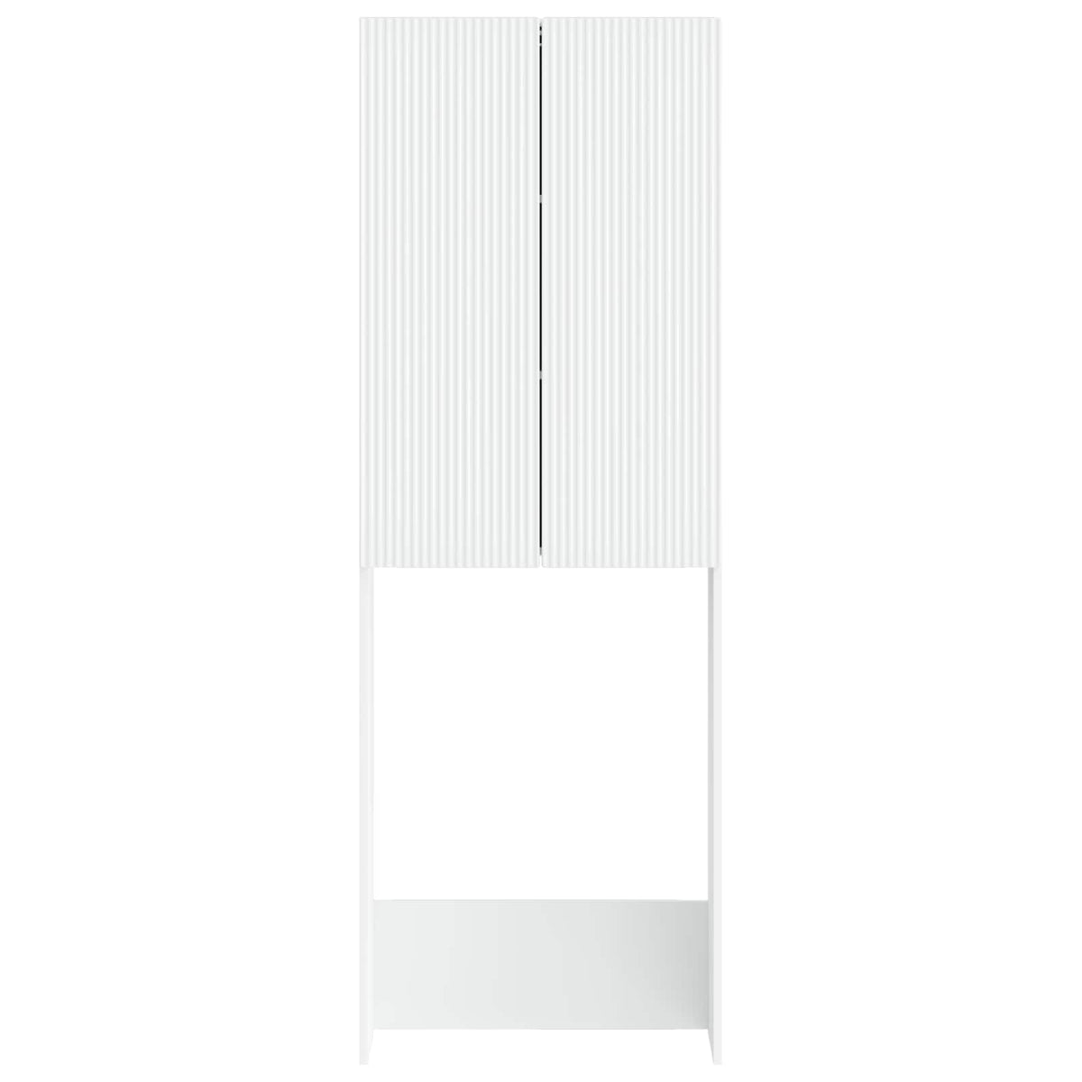 Toilettenschrank ARNHEM Weiß 66 x 25,5 x 190 cm Holzwerkstoff