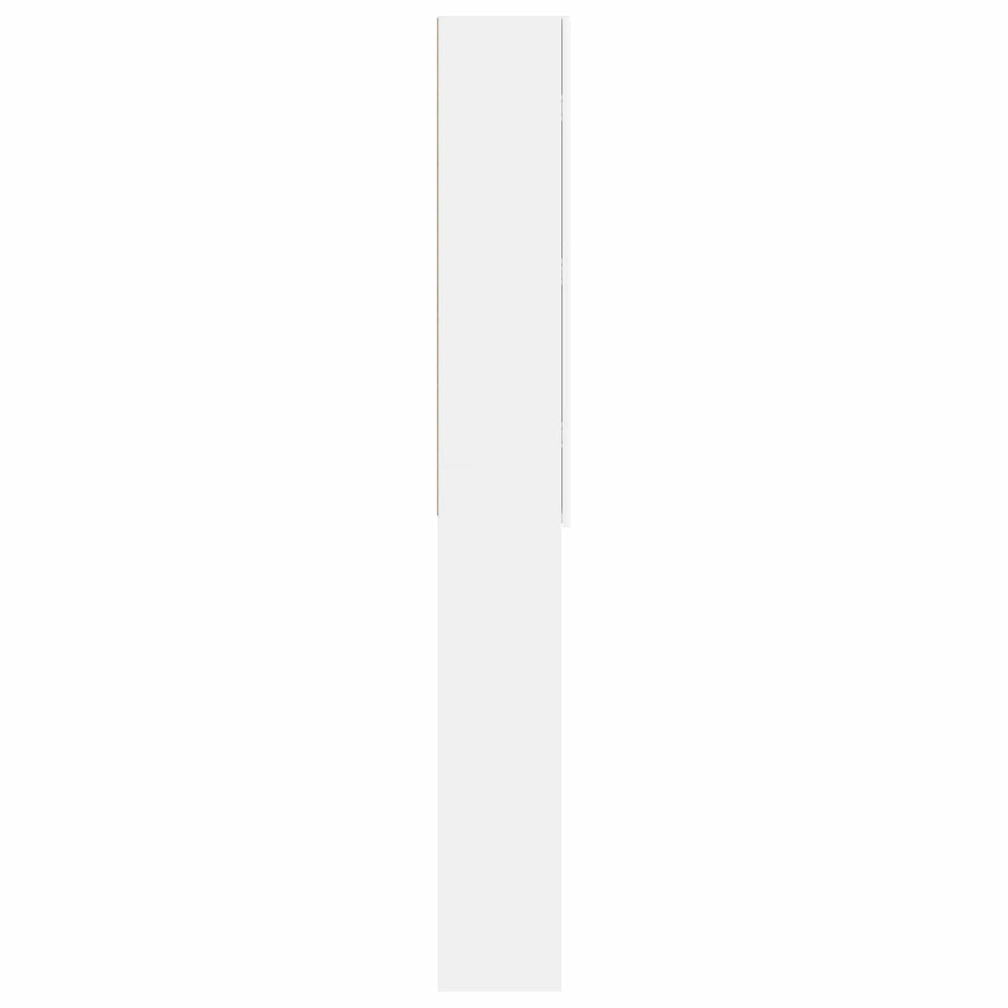 Toilettenschrank ARNHEM Weiß 66 x 25,5 x 190 cm Holzwerkstoff