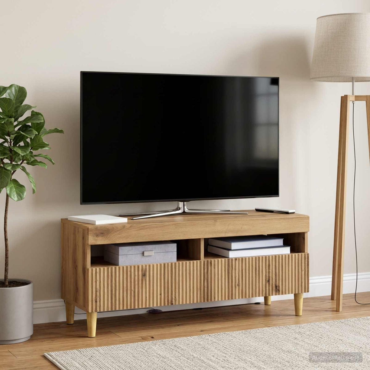 LED-TV-Schrank Artisan-Eiche Holzwerkstoff