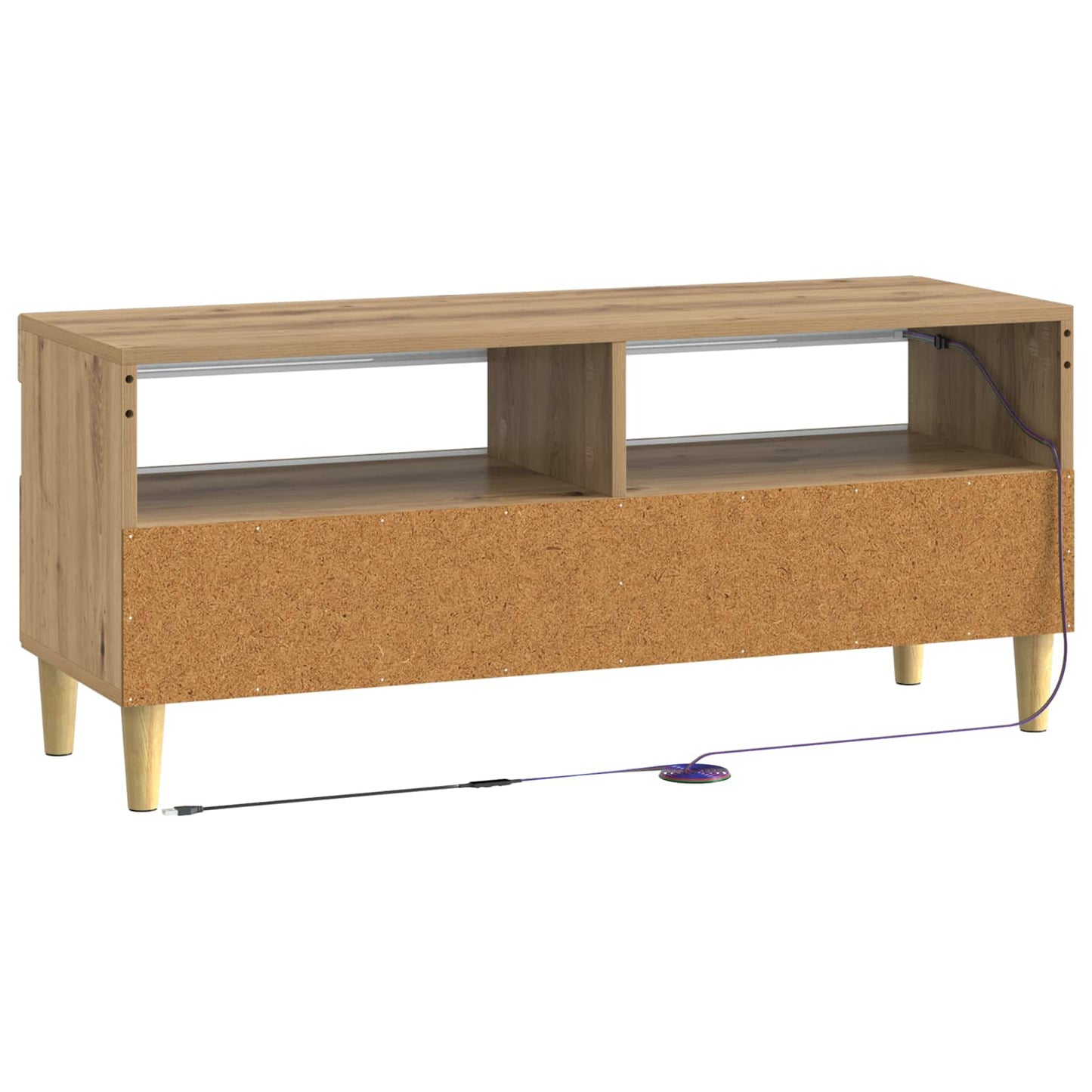 LED-TV-Schrank Artisan-Eiche Holzwerkstoff
