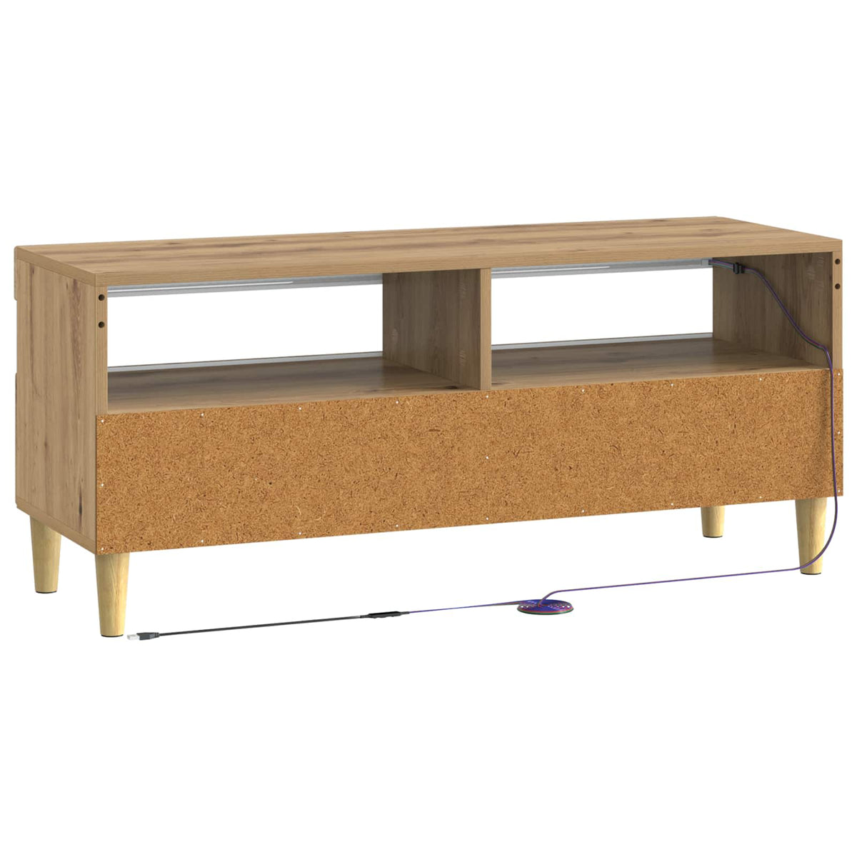 LED-TV-Schrank Artisan-Eiche Holzwerkstoff