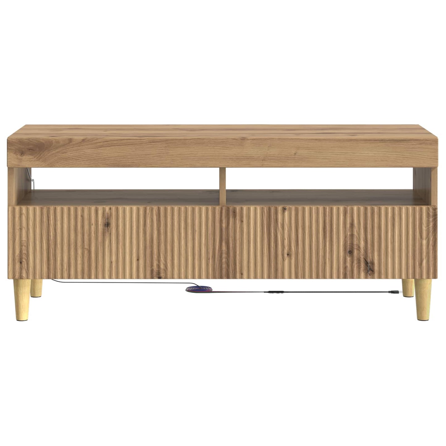 LED-TV-Schrank Artisan-Eiche Holzwerkstoff