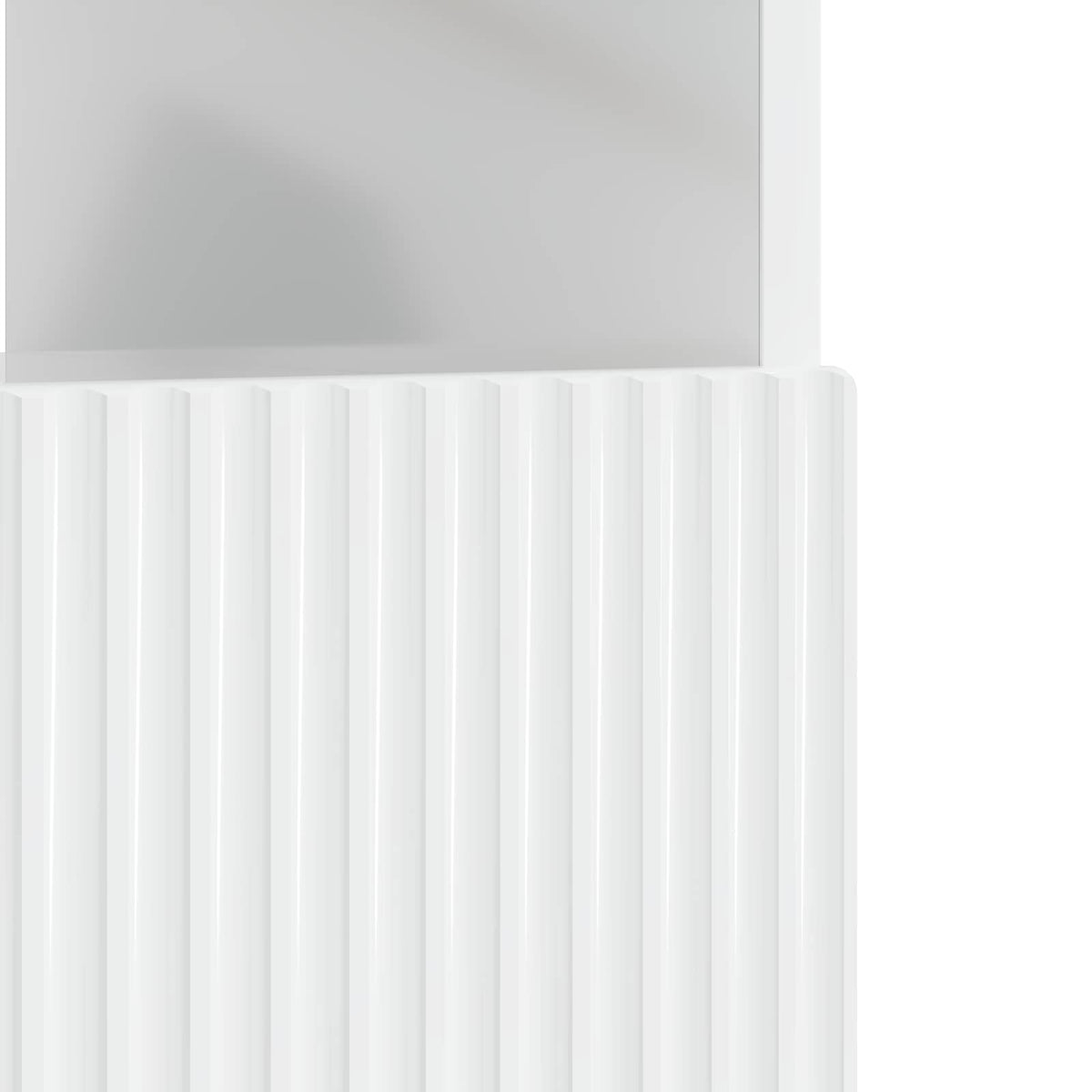 LED-TV-Schrank Hochglanz Weiß Holzwerkstoff
