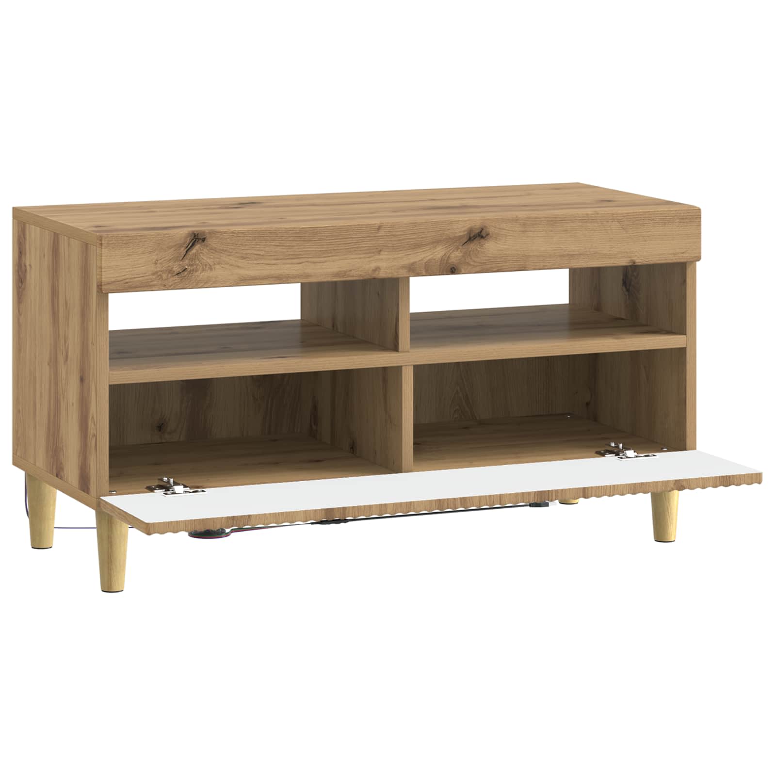 LED-TV-Schrank Artisan-Eiche Holzwerkstoff