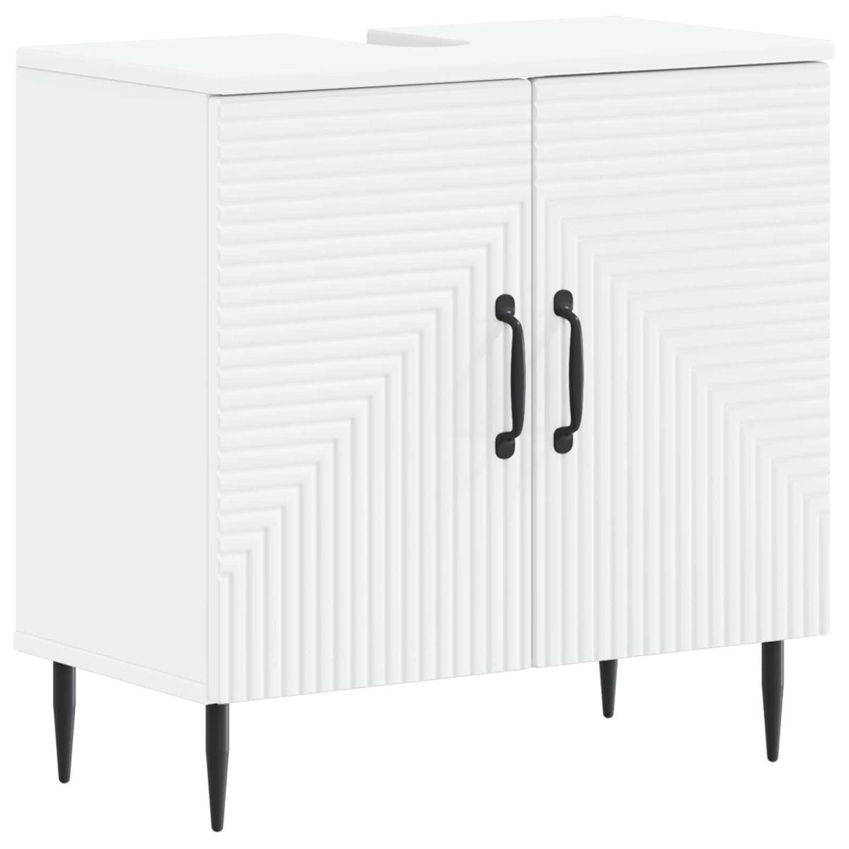 Waschbeckenschrank HAARLEM Weiß 59,5 x 31,5 x 59 cm