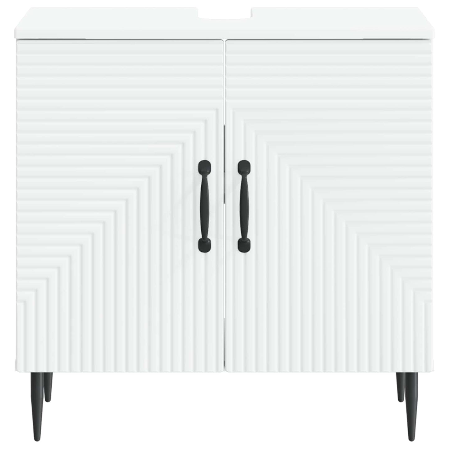 Waschbeckenschrank HAARLEM Weiß 59,5 x 31,5 x 59 cm