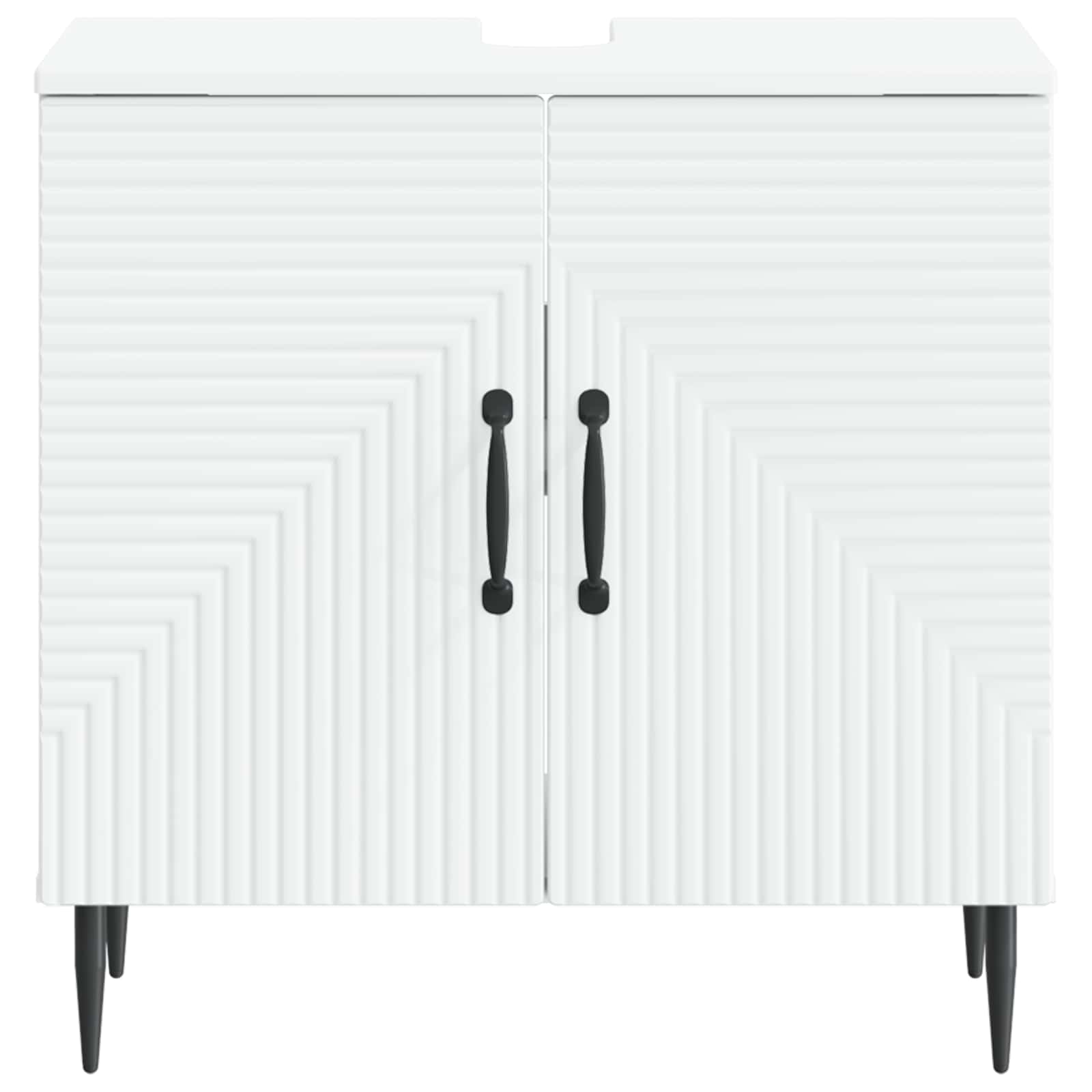 Waschbeckenschrank HAARLEM Weiß 59,5 x 31,5 x 59 cm