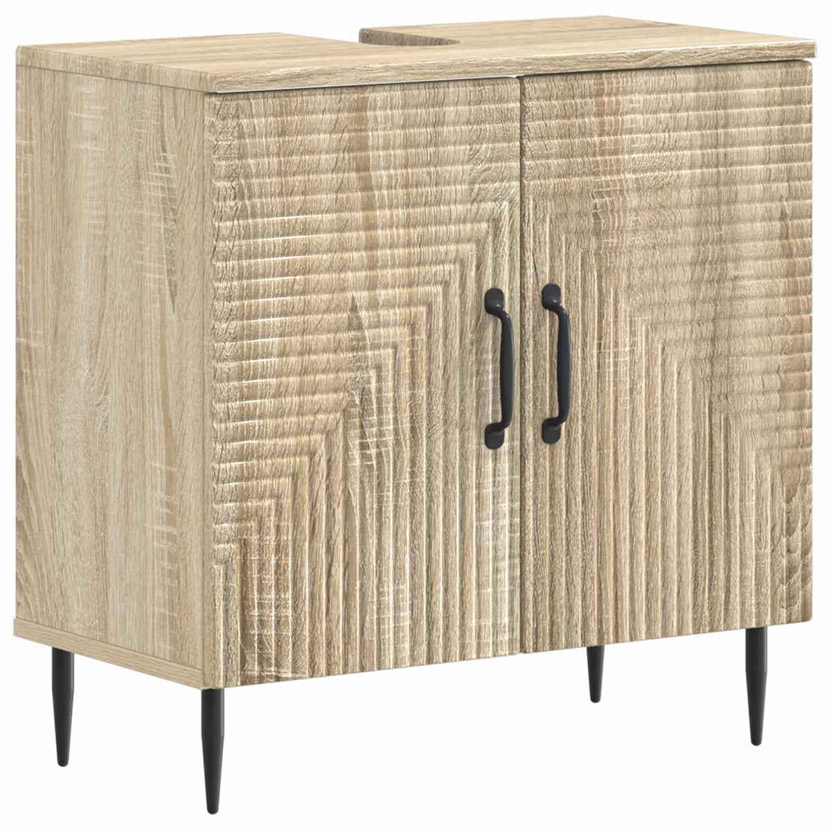 Waschbeckenschrank HAARLEM Sonoma-Eiche 59,5 x 31,5 x 59 cm