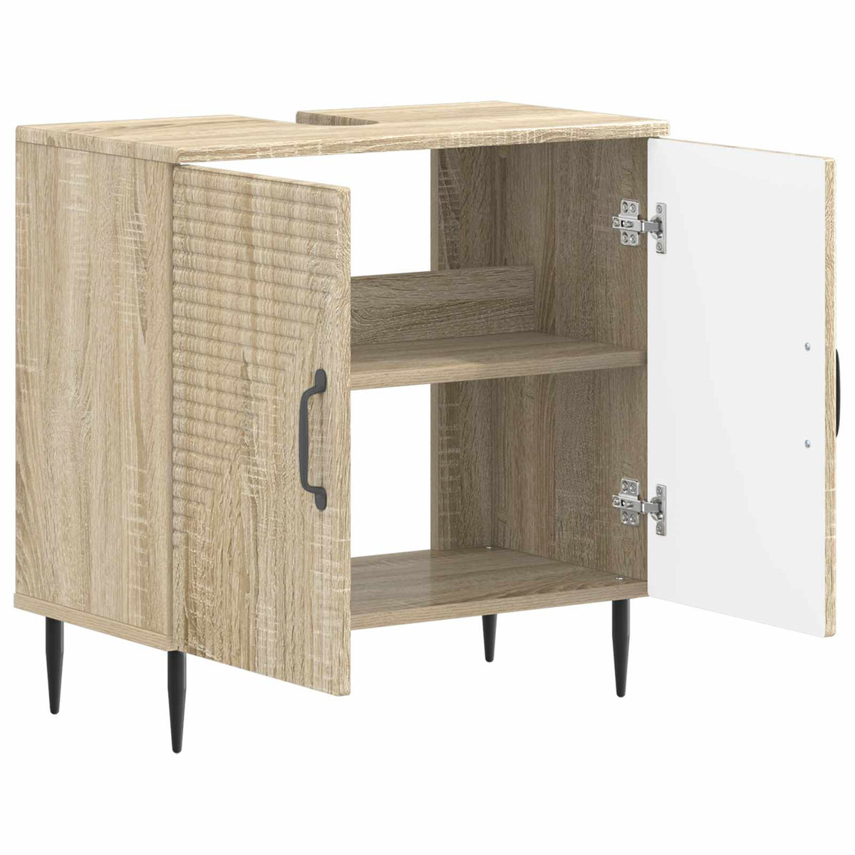 Waschbeckenschrank HAARLEM Sonoma-Eiche 59,5 x 31,5 x 59 cm