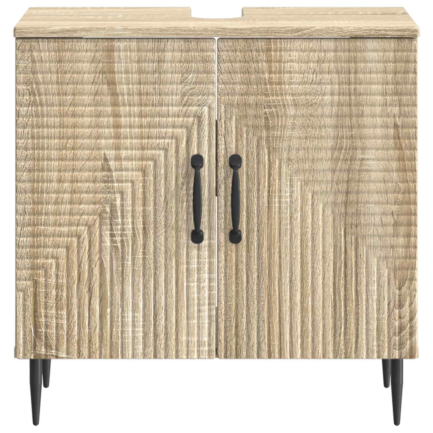 Waschbeckenschrank HAARLEM Sonoma-Eiche 59,5 x 31,5 x 59 cm
