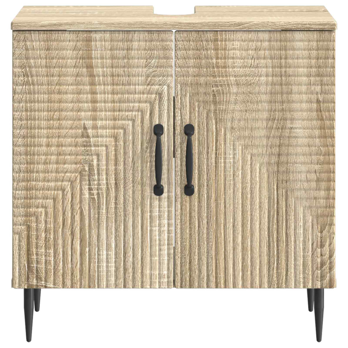 Waschbeckenschrank HAARLEM Sonoma-Eiche 59,5 x 31,5 x 59 cm